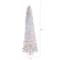 11ft. Pre-Lit Slim White Artificial Christmas Tree, Warm White LED Lights